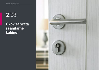 Okov za vrata i sanitarne kabine
