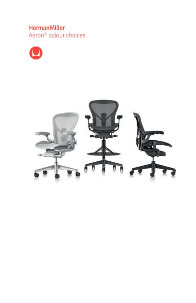 Uredska stolica AERON remastered paleta boja