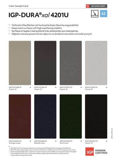 IGP-DURA®xal 4201U 2