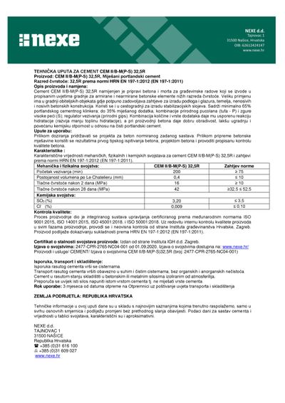Trend CEM II/B-M (P-S) 32,5R