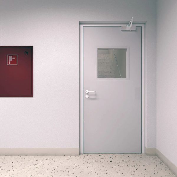 Puna čelična jednokrilna vrata - skrivena spojnica - Vanjska vrata - 2120