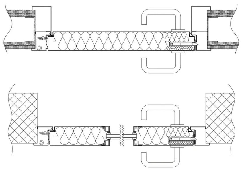 Puna čelična jednokrilna vrata - skrivena spojnica - Vanjska vrata - 2121