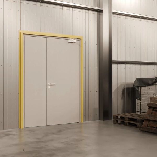 Puna čelična dvokrilna vrata - skrivena spojnica - Vanjska vrata - 2123