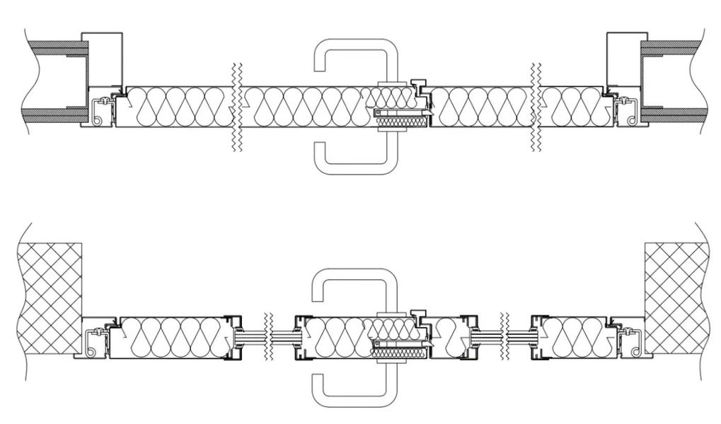 Puna čelična dvokrilna vrata - skrivena spojnica - Vanjska vrata - 2124