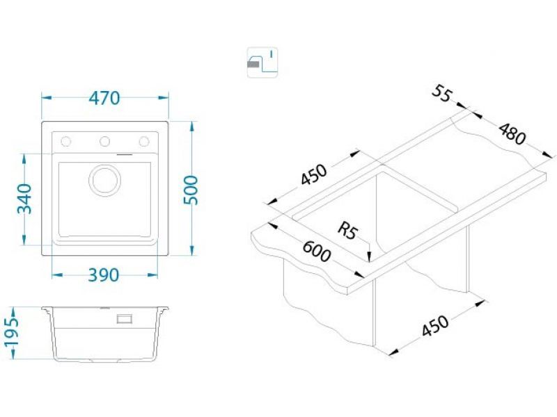 Atrox 20 - Black Edition sudoper - Sudoper - 2457