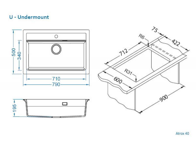 Atrox 40 sudoper - Sudoper - 2449