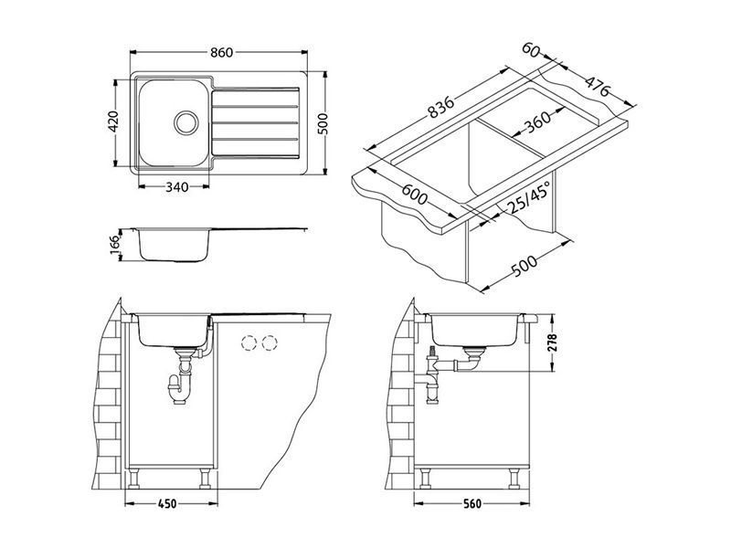 Line 20 - Monarch sudoper - Sudoper - 2166