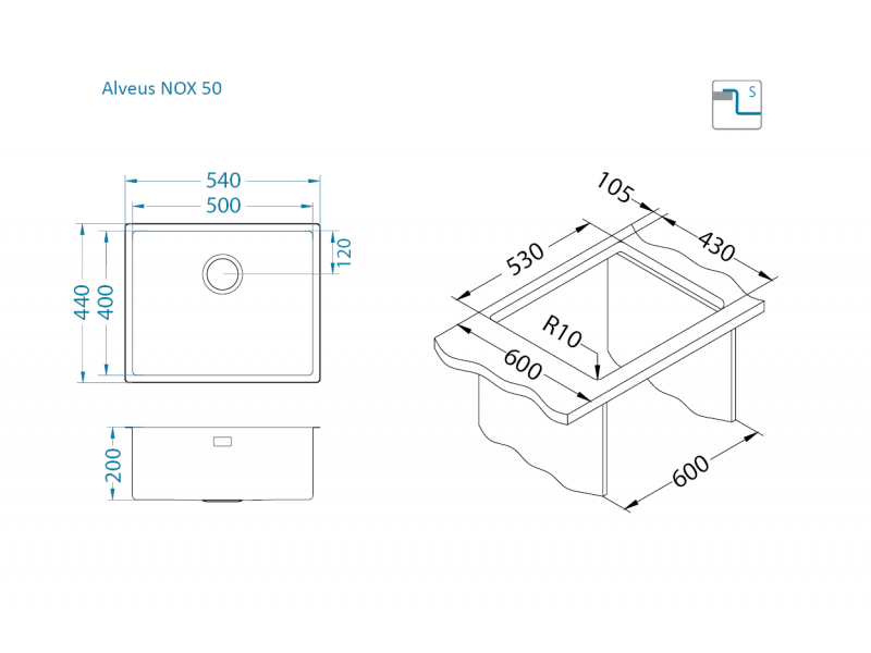 Nox 50 sudoper - Sudoper - 2204
