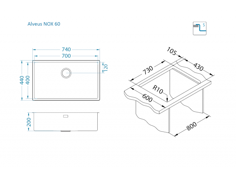 Nox 60 sudoper - Sudoper - 2209