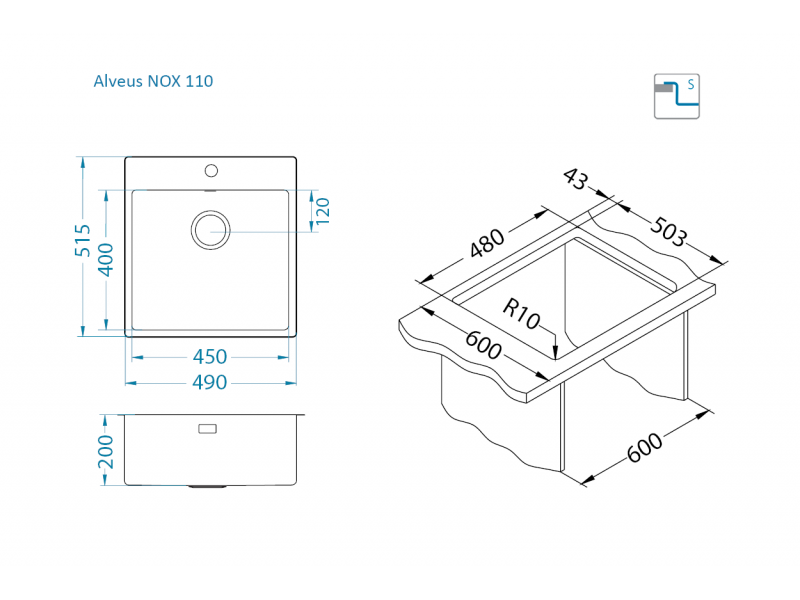 Nox 110 sudoper - Sudoper - 2214