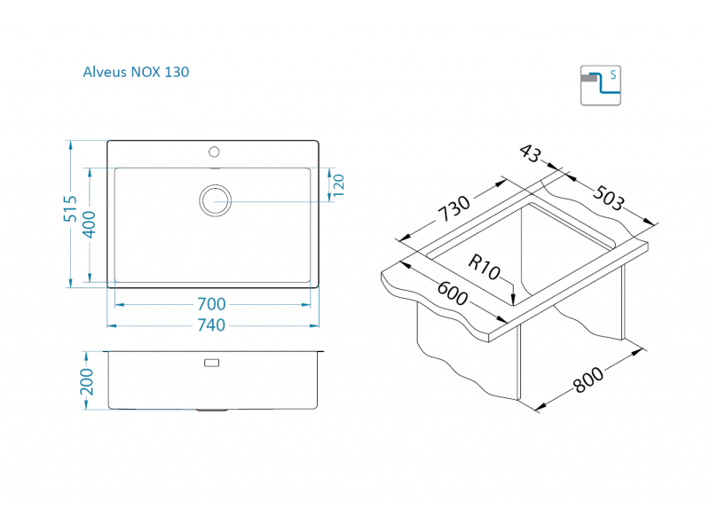 Nox 130 sudoper - Sudoper - 2223