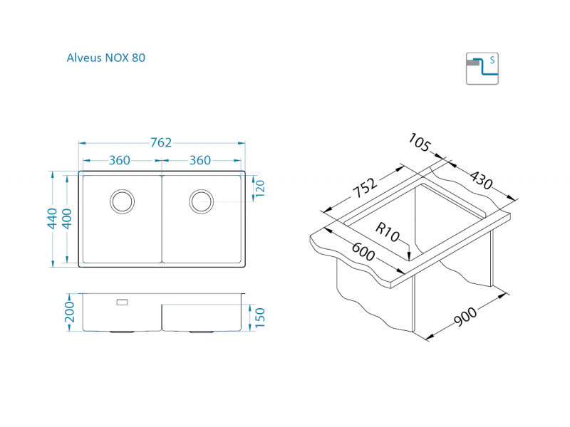 Nox 80 sudoper - Sudoper - 2227