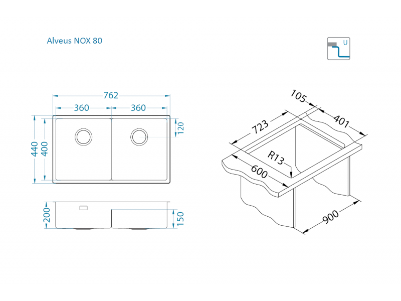 Nox 80 sudoper - Sudoper - 2228