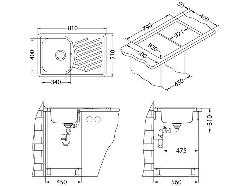 Elegant 30 sudoper - Sudoper - 2301