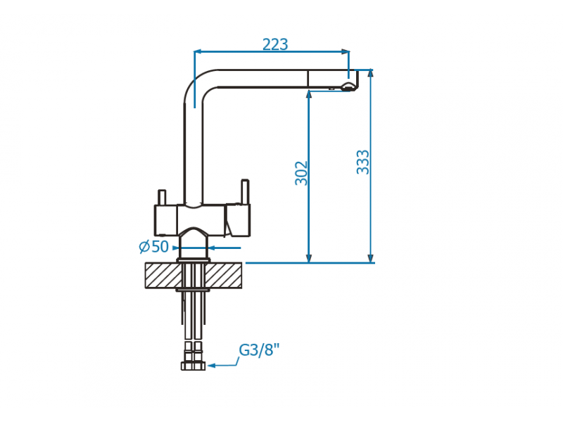 Aquila kuhinjska slavina - Kuhinjske slavine i miješalice - 2350
