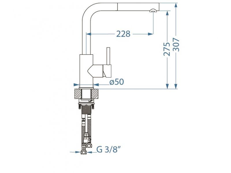 Zeos - P Monarch kuhinjska slavina - Kuhinjske slavine i miješalice - 2360