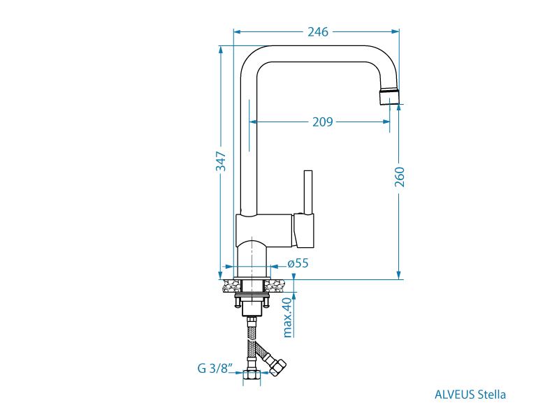 Stella kuhinjska slavina - Kuhinjske slavine i miješalice - 2408
