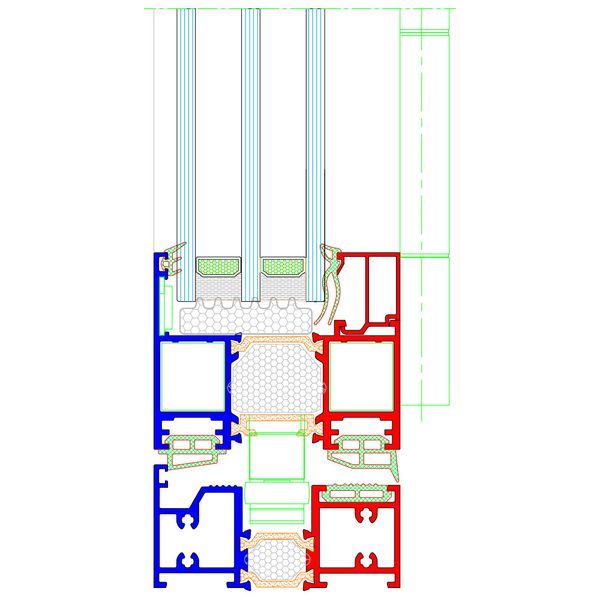 TERMO 80HD Harmonika sustav - Klizni sustavi - 2500