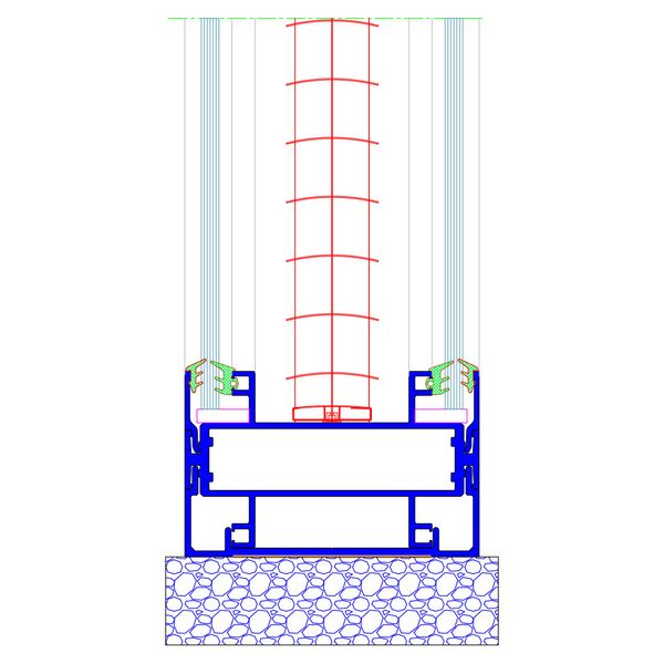 MF100 unutrašnje pregrade - Staklene pregrade i vrata - 2530