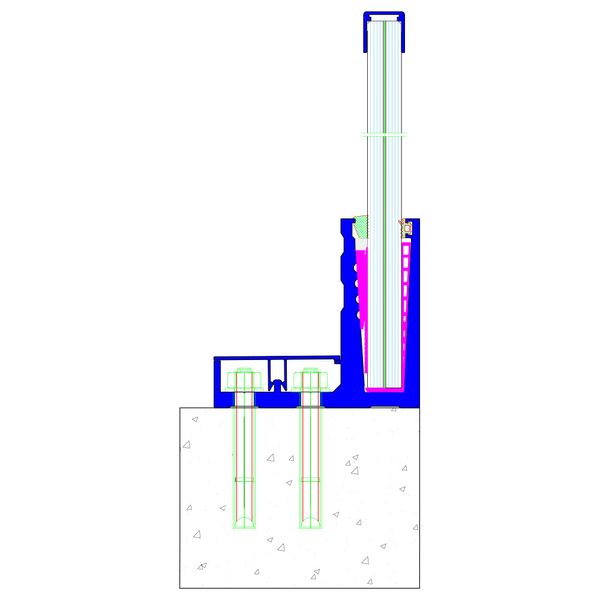 OF100 staklene ograde - Ograde i rukohvati - 2535