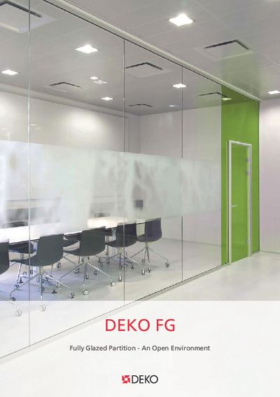DEKO FG stakleni pregradni zid