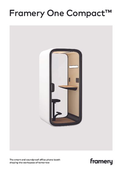 Framery One Compact zvučno izolovana kabina