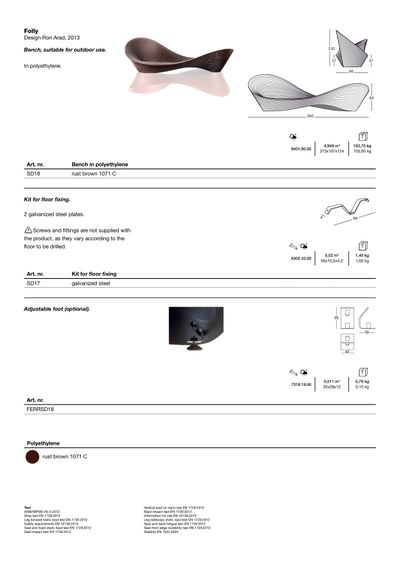 Folly tehnički list