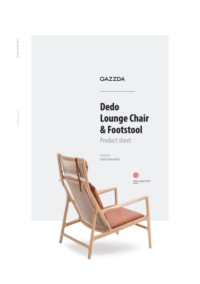 Dedo stolica tehnički list