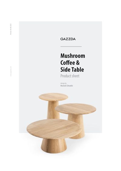 Mushroom stolić tehnički list