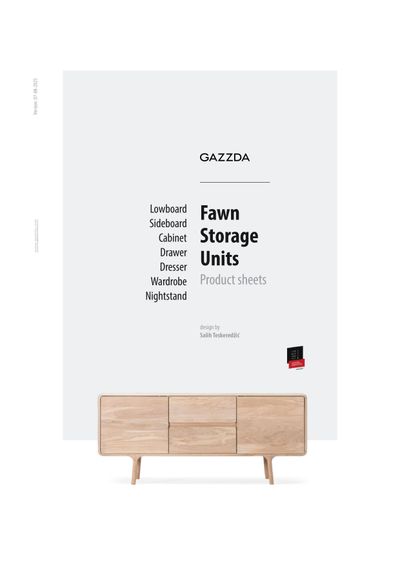 Fawn komoda tehnički list