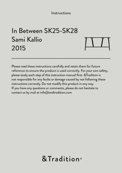 In Between stol sklapanje