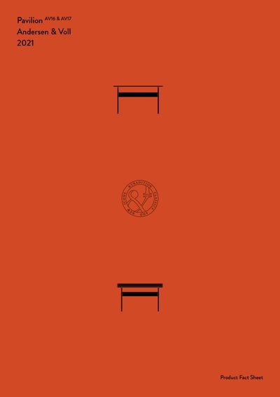 Pavilion AV17 radni stol tehnički list