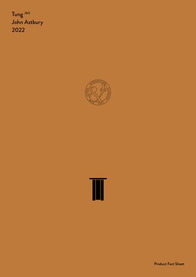 Tung JA3 stolić tehnički list