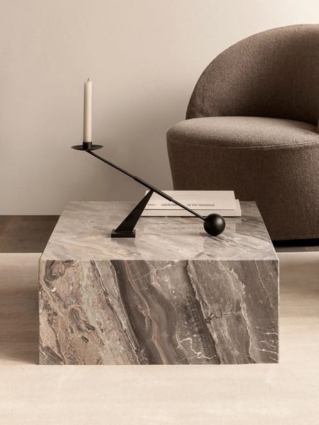 Audo Copenhagen Plinth Low stolić - Stolići za dnevni boravak i pomoćni stolići - 3289