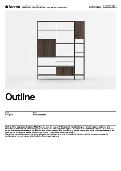 Outline police za knjige tehnički list