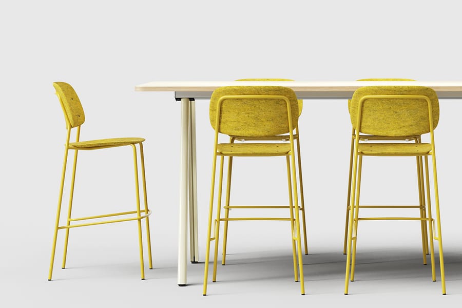 De Vorm Hale PET Felt barska stolica - Barske stolice i hoklice - 3629