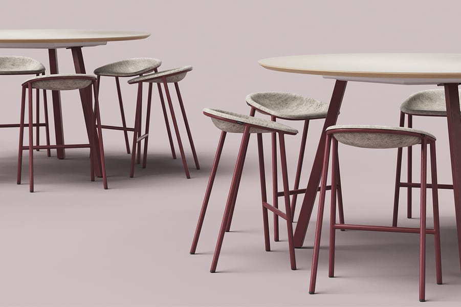 De Vorm LJ 4 PET Felt barska stolica - Barske stolice i hoklice - 3793