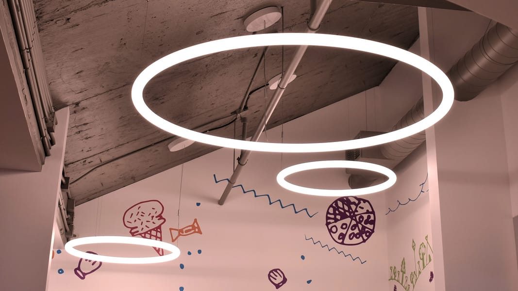 Artemide Alphabet of light circular 155 viseća svjetiljka - Lusteri - 3853