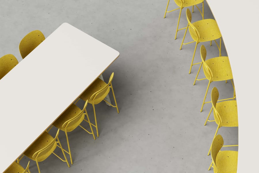 De Vorm Hale PET Felt visoka stolica - Barske stolice i hoklice - 3861