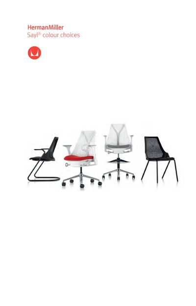 Uredska stolica Sayl paleta boja