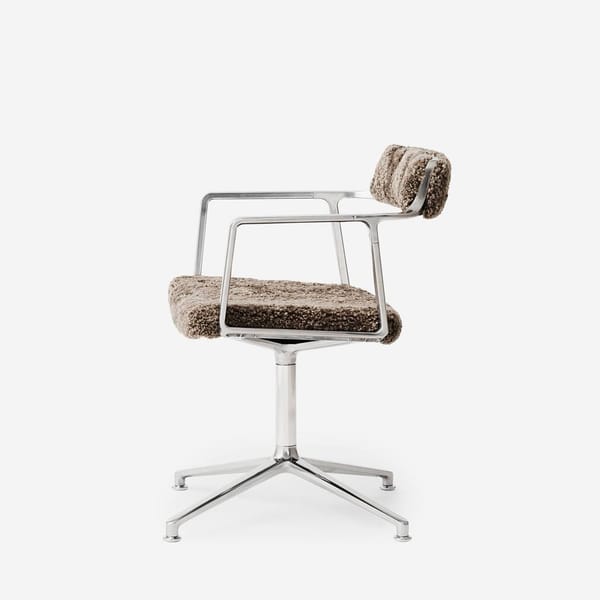 Vipp Swivel stolica - Curly izdanje - Uredske radne stolice i fotelje - 4707