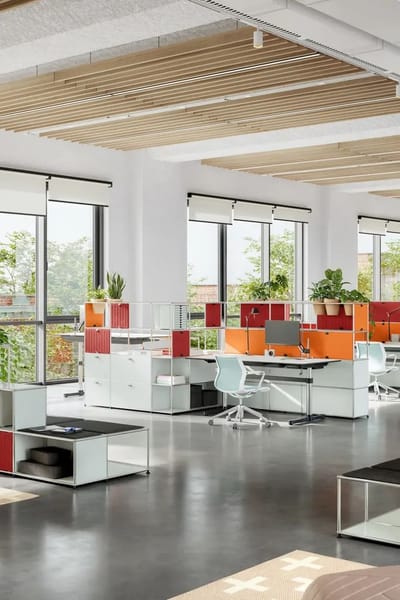 USM Haller modularni sustav za radne prostore – Focus - Uredski radni stolovi - 5159