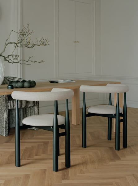 New Works Bukowski stolica - potpuno tapecirana - Blagovaonske stolice - 5047