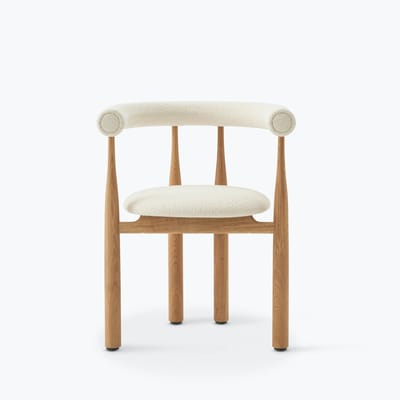 New Works Bukowski stolica - potpuno tapecirana - Blagovaonske stolice - 5048