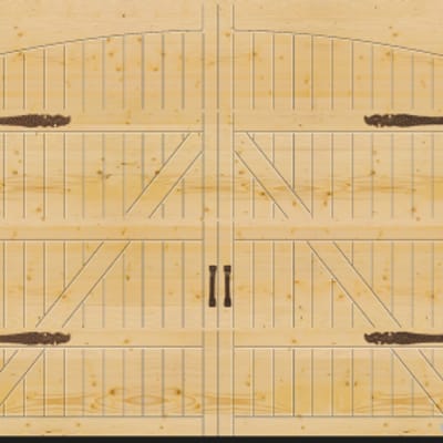 Motiv 405, s opcionalnim okovima za krilna vrata „Exklusiv“, smreka