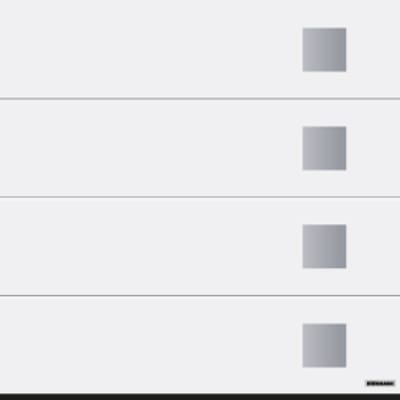 L-žljebić (LPU 67 Thermo, LPU 42), motiv 454, prometno bijela RAL 9016