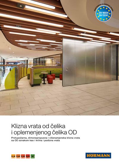 Klizna vrata od čelika i oplemenjenog čelika OD