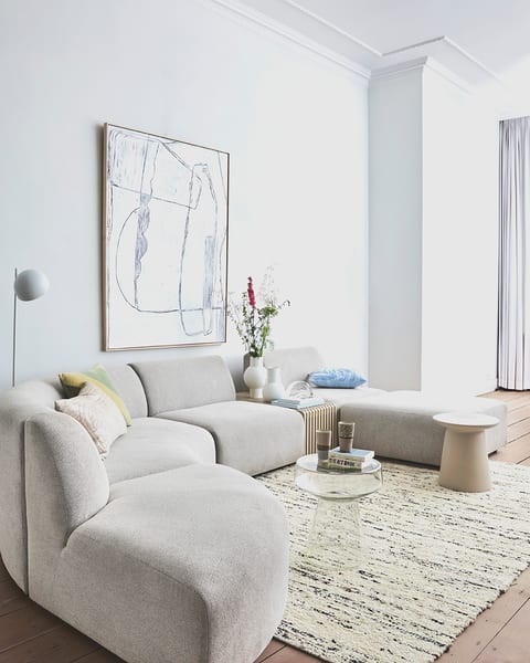 HKLIVING Matt S bijela vaza - Tegle za cvijeće - 7263