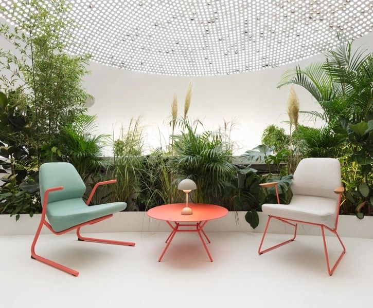 Oblique naslonjač outdoor - Vrtne fotelje - 1007