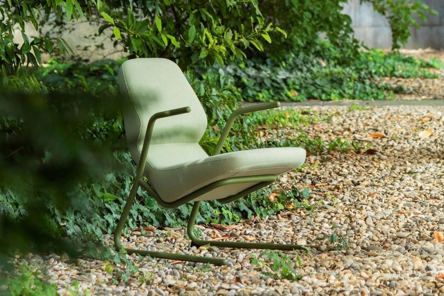 Oblique naslonjač outdoor - Vrtne fotelje - 1008